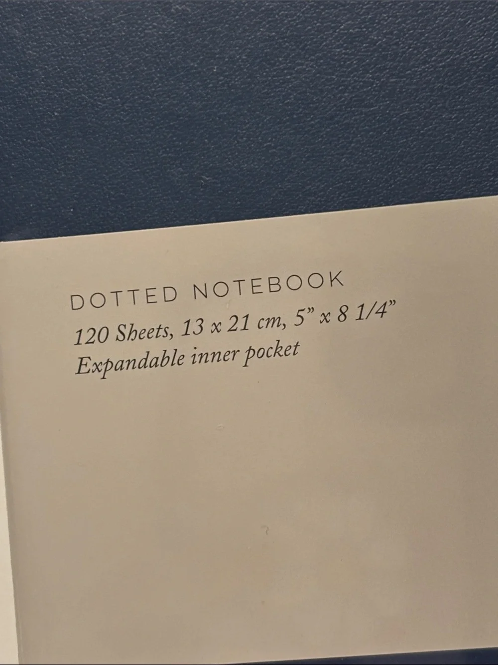Exceed Blue Hard Cover Dotted Notebook Journal